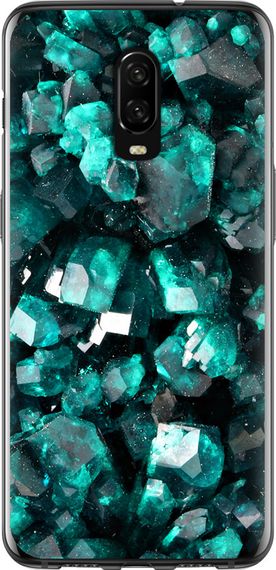 Чехол на OnePlus 6T Кристаллы 2 "3674u-1587-17620"