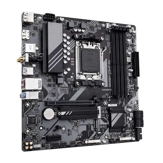 Материнська плата Gigabyte  B650M D3HP AX sAM5 B650 4xDDR5 M.2 HDMI DP mATX (B650M_D3HP_AX) | Зображення 1