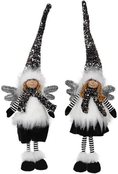М'яка іграшка «Янгол Black&White» 20х12х75см