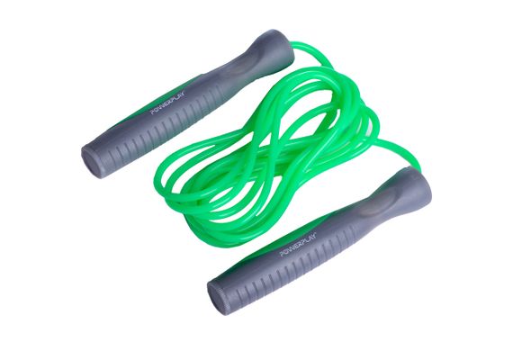 Скакалка PowerPlay 4204 Classic Jump Rope Зелена (2,7m.)