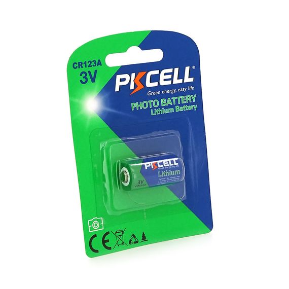 Батарейка літієва PKCELL 3V CR123A Lithium Manganese Battery ціна за блістер