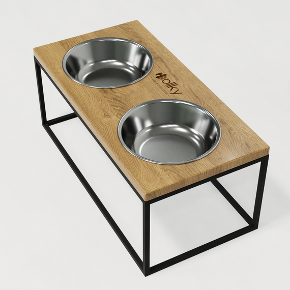 Миски на підставці для великих собак Hollky Base XL20 (2 × 1,8 л) BXL20-522620-BLNT | Зображення 3