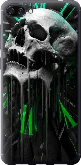 Чехол на Asus ZenFone 4 Max ZC520KL Череп-часы "4100u-1242-17620"