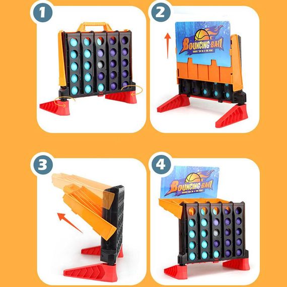 Настільна інтерактивна гра Ummi 22046 Bouncing Ball Orange / Black | Зображення 4