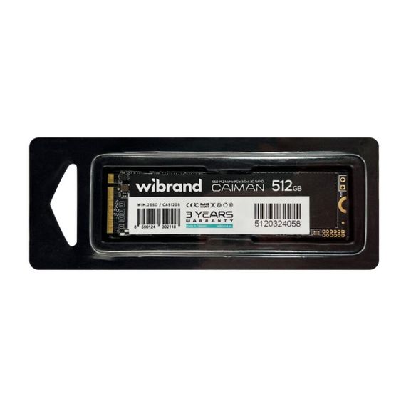 Накопичувач SSD M.2 2280 512GB Caiman Wibrand (WIM.2SSD/CA512GB) | Зображення 2