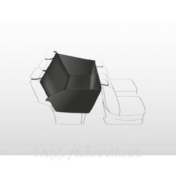 Захисний чохол-гамак Trixie (Тріксі) для авто, з високими бортами, 1,55х1,30 м, чорний