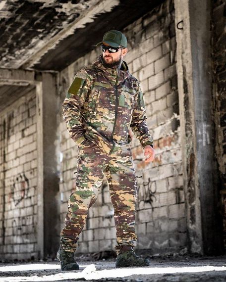 Демісезонний тактичний костюм софтшел SATELIT мультикам НП4885 | Зображення 1