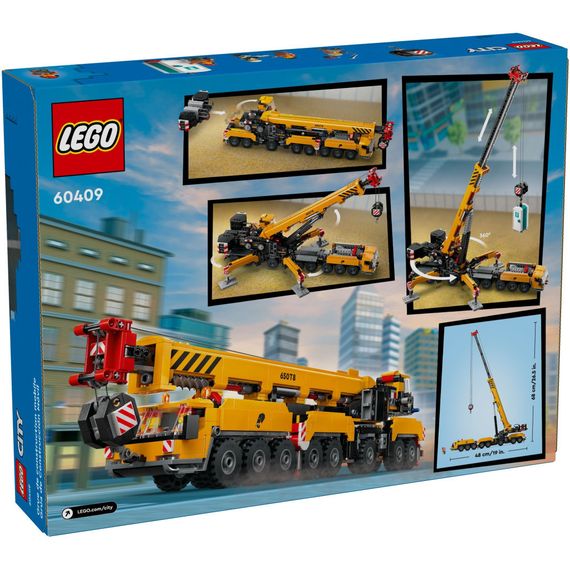 Конструктор LEGO City Жовтий пересувний будівельний кран (60409) | Зображення 8