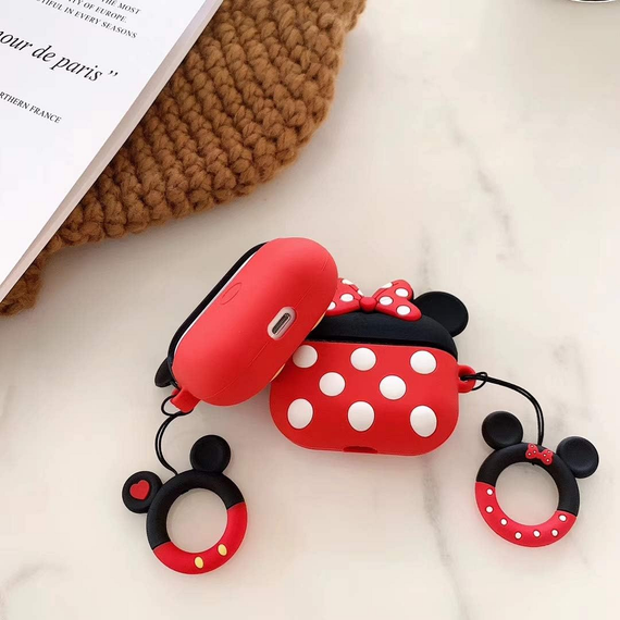 Силиконовый 3D чехол для наушников Apple AirPods Pro 1/2 Cartoon Mouse | Зображення 1