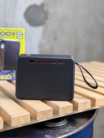 Портативная батарея Remax FP-6 60000mAh 100W мощный повербанк для ноутбука внешний аккумулятор для зарядки | Зображення 4
