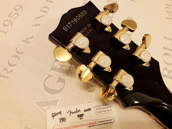 Электрогитара Gibson Les Paul Custom Black Beauty China | Зображення 7