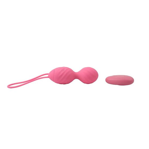 Віброяйце з пультом керування Chisa M-mello Ridged Vibrating Bullet, рожевий Sex Aura | Зображення 2