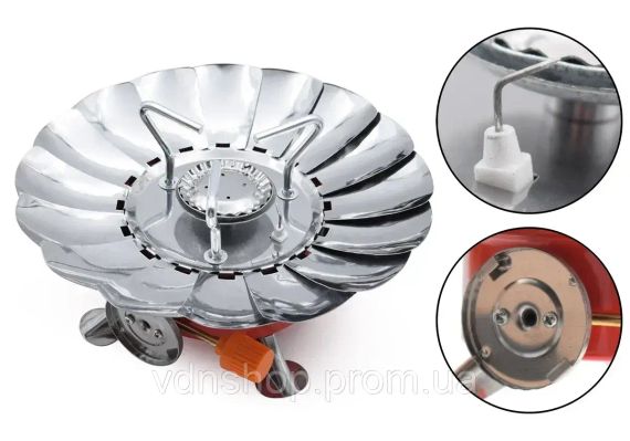 Газовий туристичний пальник (міні піч) з п'єзопідпалом Edbird МА-200 | Зображення 4