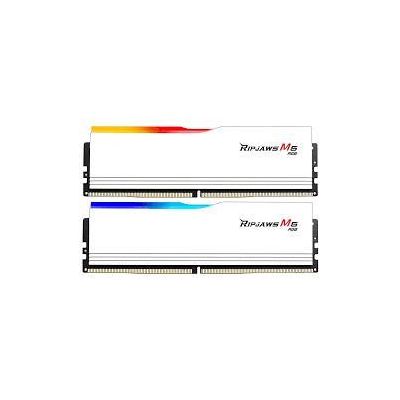 Модуль памяти для компьютера DDR5 32GB (2x16GB) 6400 MHz Ripjaws M5 RGB Matte White G.Skill (F5-6400J3648F16GX2-RM5RW)