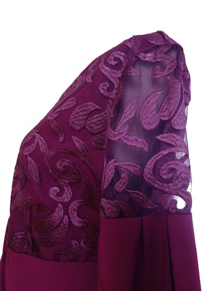 Блуза подовжена М&M бордо розмір 50 (213866) | Зображення 3