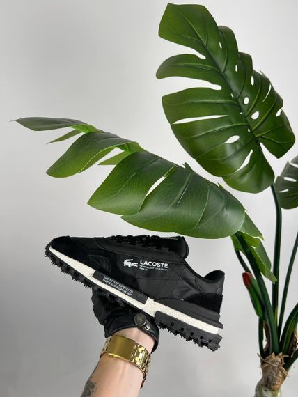 Чоловічі кросівки Lacoste Elite Active PRM Black White (топ якість) A4392 | Зображення 3