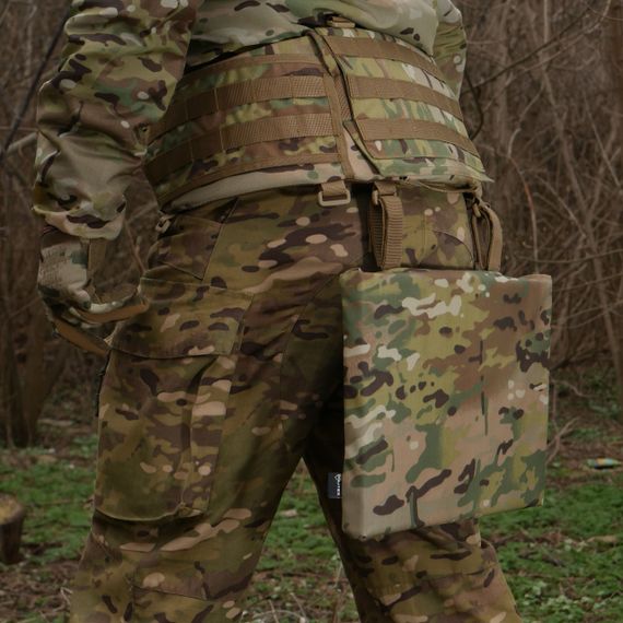 Каремат-сидушка Militex 20mm Cordura Multicam під броню | Зображення 6