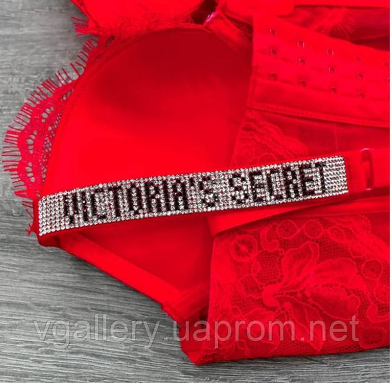 Жіночий мереживний корсет Victoria`s Secret зі стразами, Корсет Вікторія Сикрет Стрази, Корсет жіночий | Зображення 6