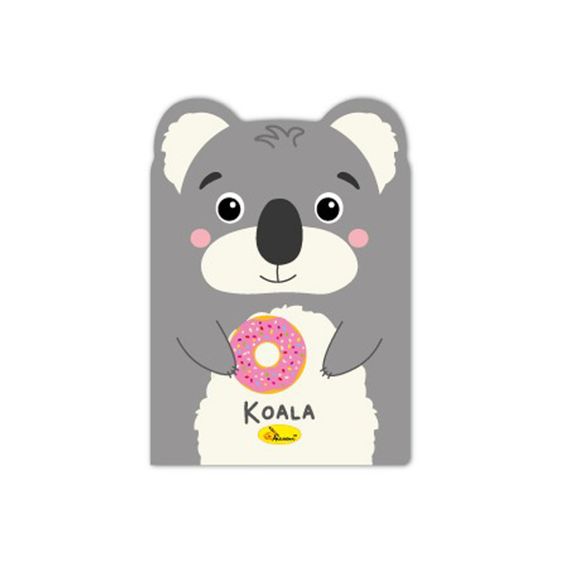 Дитячий блокнот з вушками "Koala" АП-1803-06, 24 сторінки