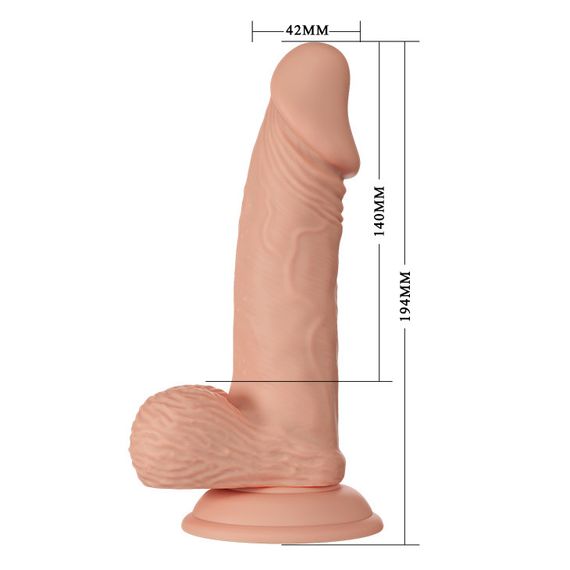 Фалоімітатор - Beautiful Encounter Zebulon Dildo Flesh Sex Aura | Зображення 3