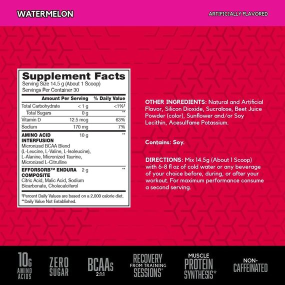 Аминокислота BSN Amino X 435 g ( Watermelon) | Зображення 2