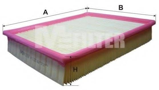 Фільтр повітряний FORD Transit (вир-во M-filter) MFILTER K132 на FORD SIERRA (GBG, GB4)