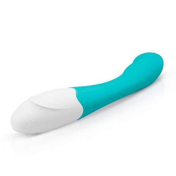 Вібратор для крапки G Tate Good Vibes Only, силіконовий, блакитний, 20 х 3.2 см Sex Aura | Зображення 3