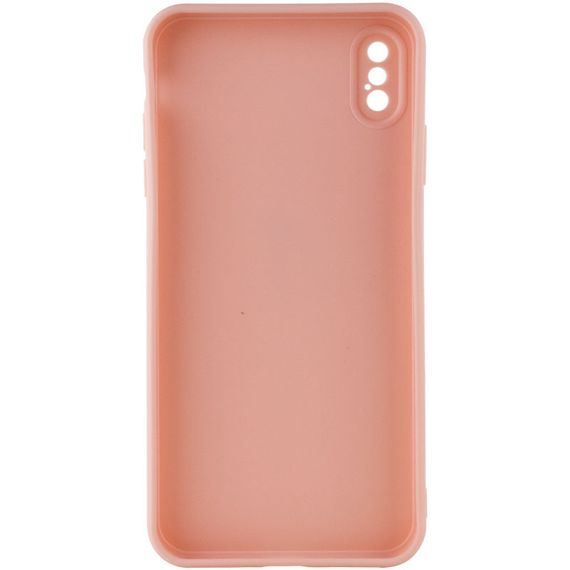 Силіконовий чохол Candy Full Camera для Apple iPhone XS Max (6.5") Рожевий/Pink Sand | Зображення 1