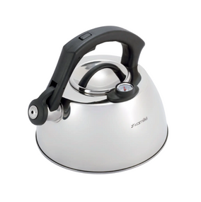 Чайник 3л нержавіюча сталь зі свистком з нейлоновою ручкою 1077 KAMILLE