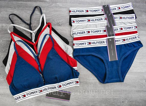 Женский комплект белья ТН, Женский комплект ТН (Топ+Брифи) L, Синий | Зображення 2