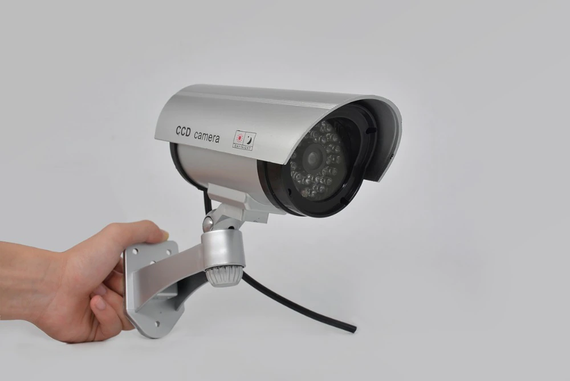 Муляж камери відеоспостереження Dummy IR Camera з датчиком руху 160 х 80 х 73 мм, Сірий | Зображення 8