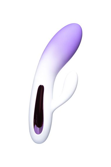 Міні вібратор кролик із кольоровим світлодіодом Every Night Toys, 7 режимів вібрації, бузковий градієнт sexstyle