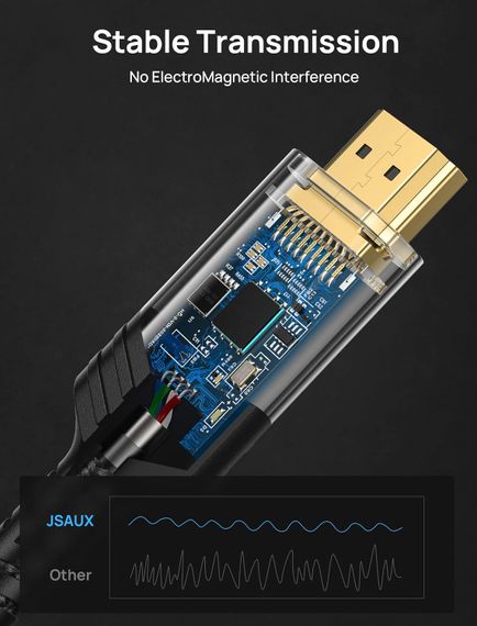 Кабель JSAUX 8K HDMI до HDMI ( 3метра ) | Зображення 1