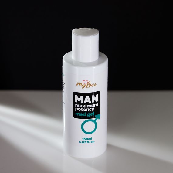 Інтимний гель-лубрикант для чоловіків - MyLove Man Maximum Potency Med Gel, 150 мл | Зображення 5