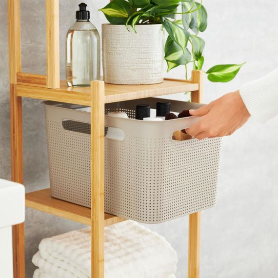 Кошик для зберігання Rotho (Рото) Brisen 16 л (10239) Капучино | Зображення 3