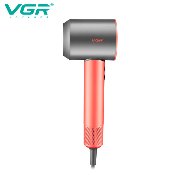 Фен профессиональный VGR V-440 PINK, 3 уровня обдува, 3 уровня температуры, 11000 RPM 3 насадки | Зображення 2