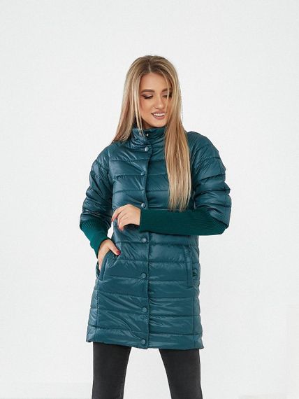 Довга куртка з відстібним рукавом, арт.205/2, пляшка