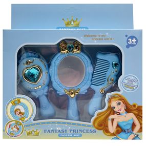 Аксессуары для девочек "Fantasy Princess" C8824 зеркало, прическа Синий