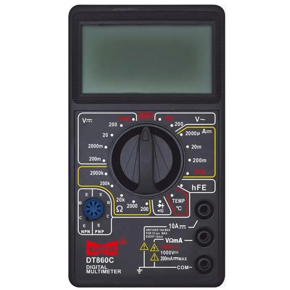 Мультиметр HAOYUE DT860C/700C black