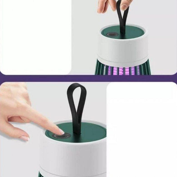 Лампа-пастка від комарів та москітів з зарядкою через USB Electric Shock | Зображення 1
