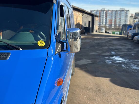 Накладки на дзеркала (2 шт, пласт.) для Volkswagen LT 1998-2024 рр | Зображення 2