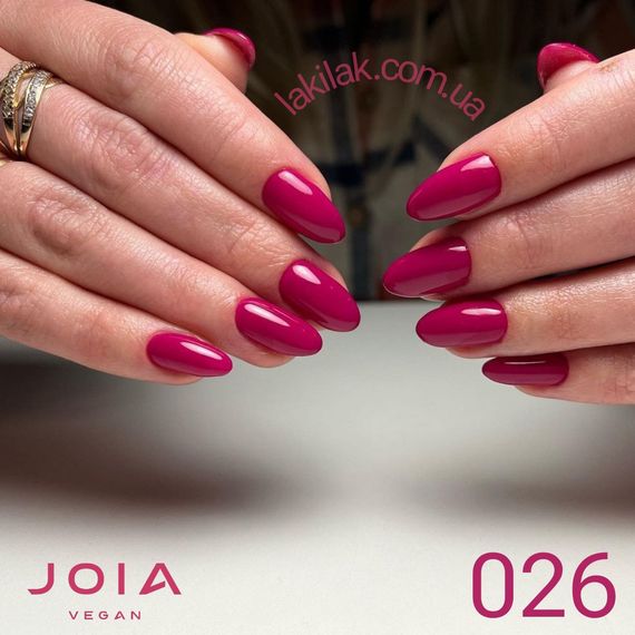 Гель-лак JOIA vegan 026 малиново-розовый, 6 мл