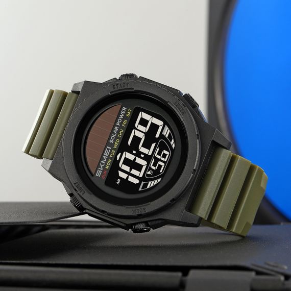 Спортивний чоловічий годинник Skmei 2358AG Army Green | Зображення 4