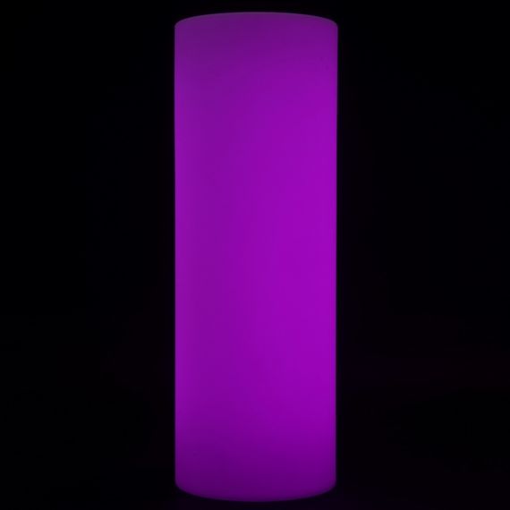 Светильник с аккумулятором LED RGB пластиковый Столб | Зображення 2