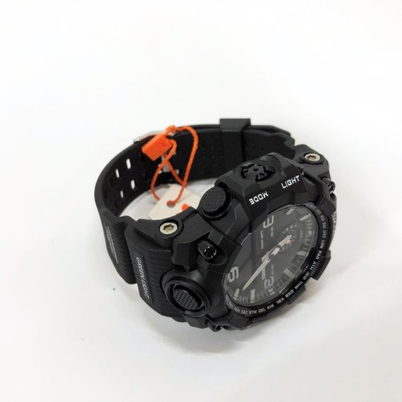 Хорошие мужские часы фирма SKMEI 1586BK BLACK, Часы армейские оригинал Электронные спортивные KV-10 | Зображення 8