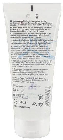 Лубрикант на водній основі для сексіграшок JUST GLIDE Toy 200 мл Sex Aura | Зображення 1