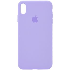 Чехол Silicone Case Full Protective (AA) для Apple iPhone XS Max (6.5") Бузковий/Dasheen