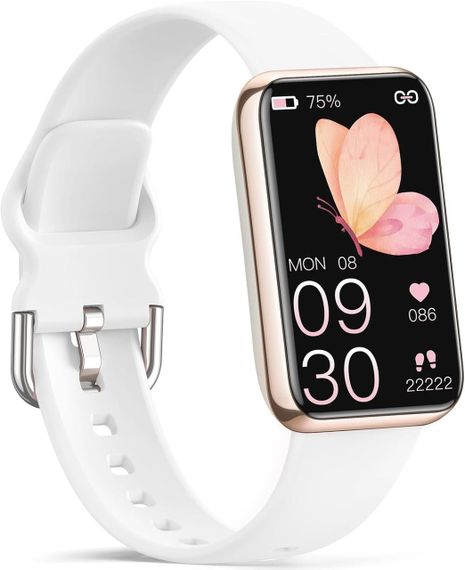 Фітнес-трекер VIPWISE тонкий, з цілодобовим відстеженням серцевого ритму, рівня кисню в крові,