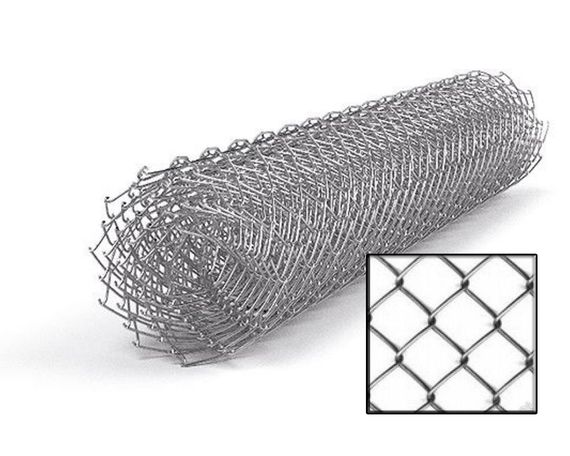 Сітка рабиця висота 1,2 м комірки 50х50мм D2,0мм оцинкована