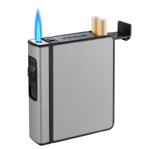 Запальничка Кейс З Викидом "Cigarette Case Focus Silver"